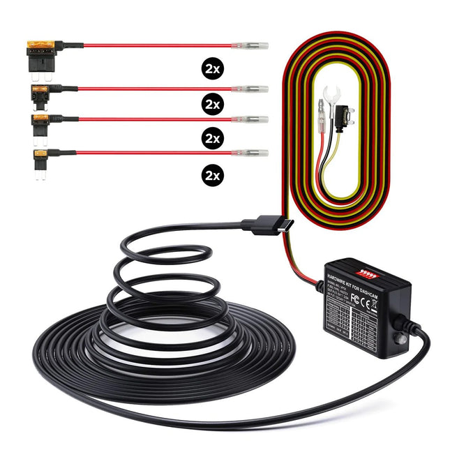 Vantrue VP01 kit hardwire USB-C 3-fils