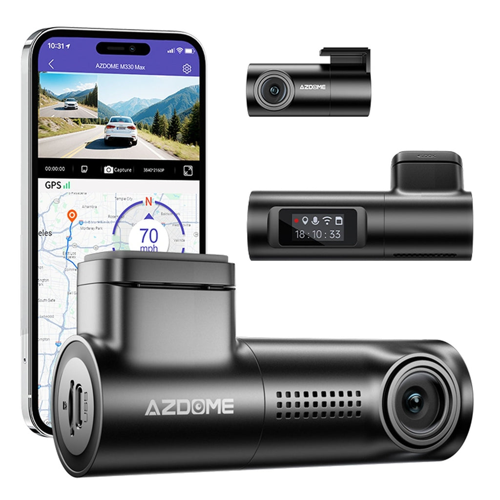 <tc>AZDome M330 Max 2CH 4K Wifi GPS dashcam</tc>