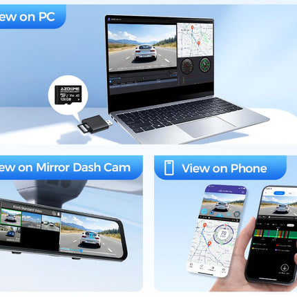 <tc>AZDome PG17 Max 4K 2CH Wifi GPS 64 Go dashcam</tc>