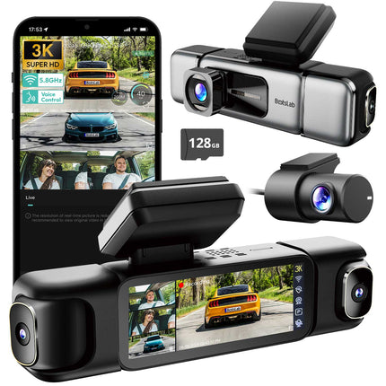 <tc>Botslab G980H Pro 4CH 4K Wifi GPS 128 go dashcam 360 degrés</tc>