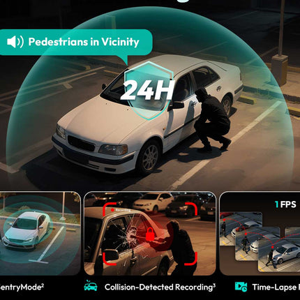 <tc>Botslab G980H Pro 4CH 4K Wifi GPS 128 go dashcam 360 degrés</tc>