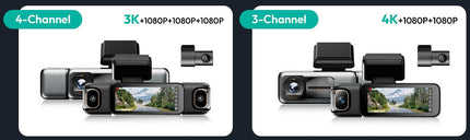 <tc>Botslab G980H Pro 4CH 4K Wifi GPS 128 go dashcam 360 degrés</tc>