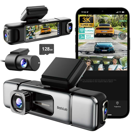 <tc>Botslab G980H Pro 4CH 4K Wifi GPS 128 go dashcam 360 degrés</tc>