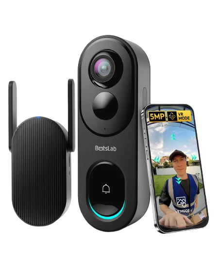 Botslab R810 5MP panoramique 180 degrés sonnette avec caméra