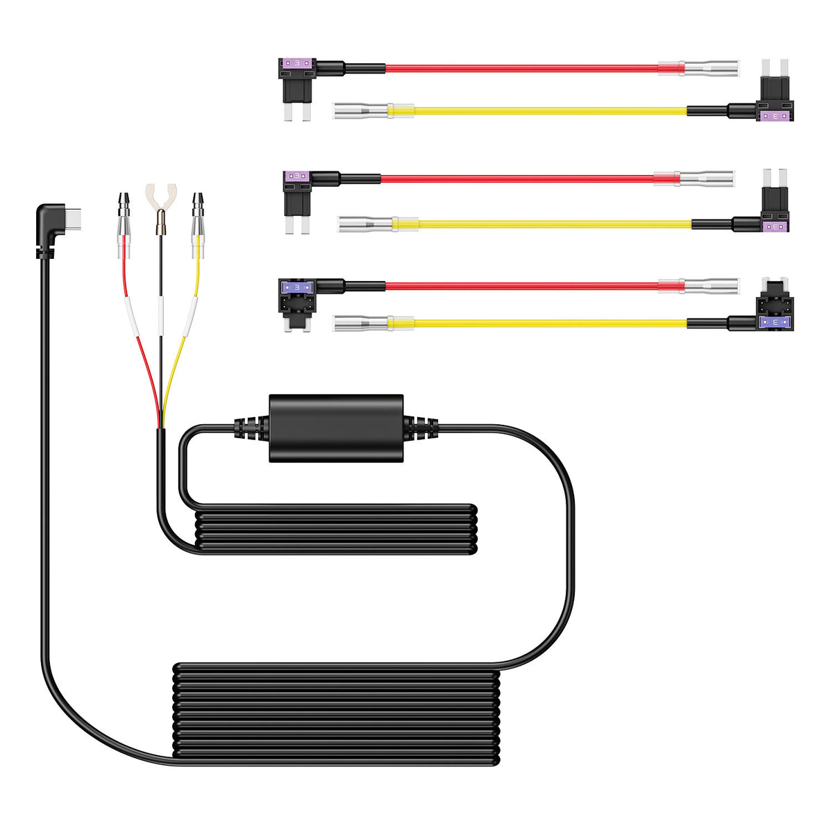 Botslab alimentation kit hardwire USB-C à 3 fils