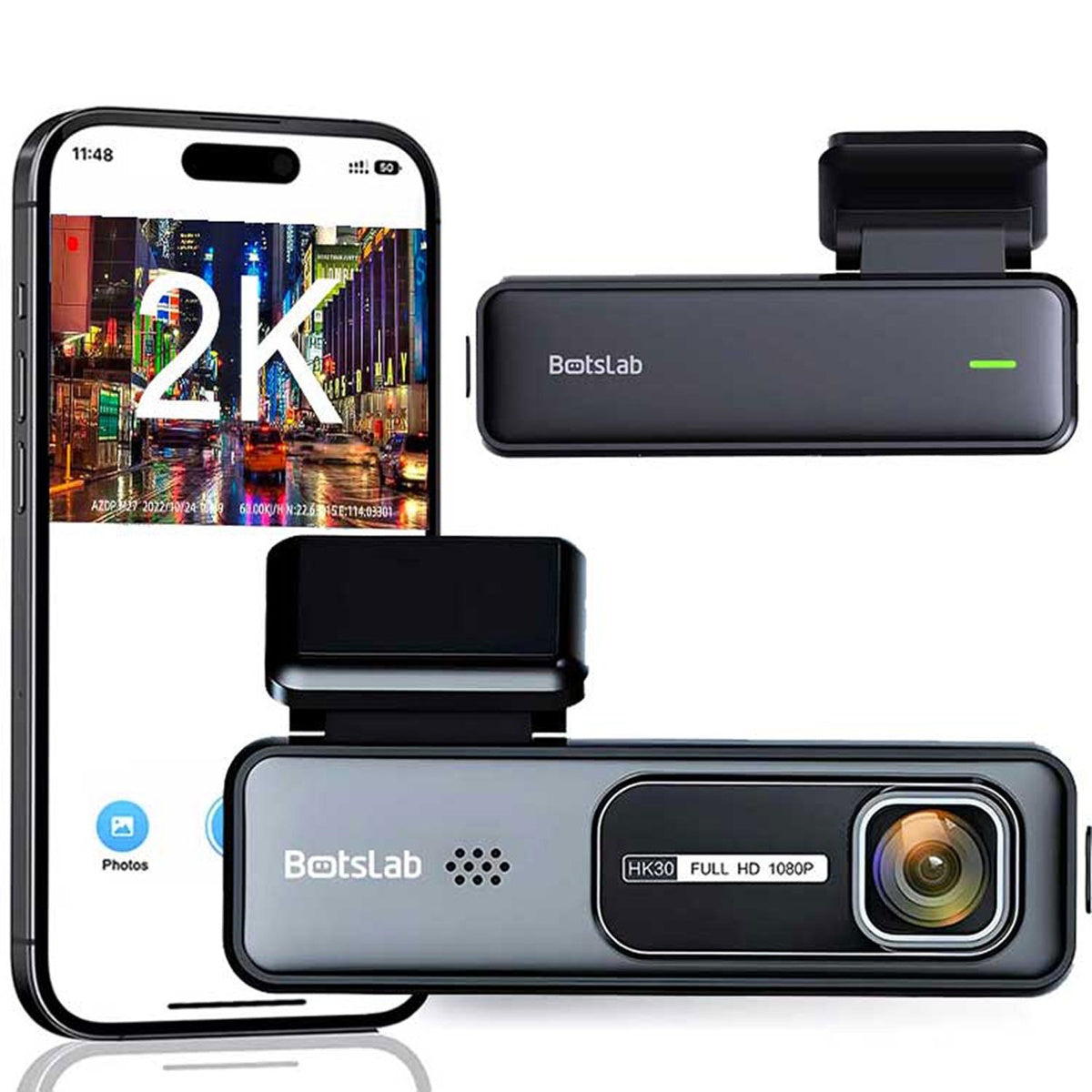 Botslab HK30 Pro 2K Wifi dashcam