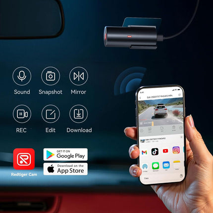 <tc>Redtiger F11 4K 1CH Wifi 32 Go dashcam</tc>
