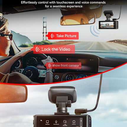 Redtiger F7N Elite 4K Touch Wifi GPS 2CH 128 go dashcam