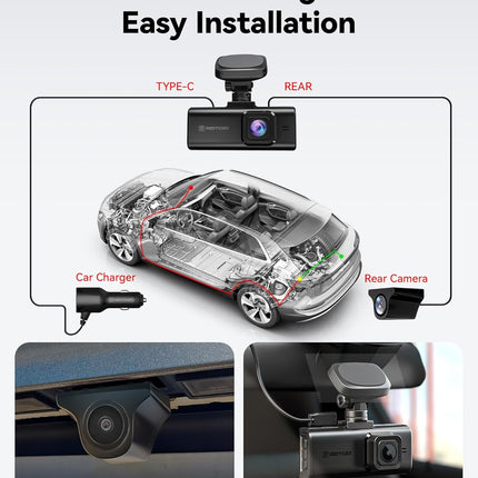 Redtiger F7N Elite 4K Touch Wifi GPS 2CH 128 go dashcam