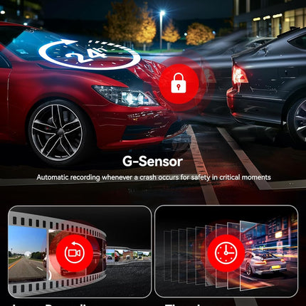 Redtiger F7N Elite 4K Touch Wifi GPS 2CH 128 go dashcam
