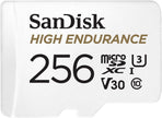 Sandisk 256gb High Endurance U3 V30 microSD kaart