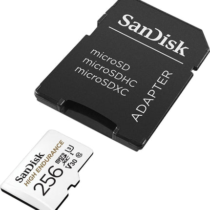 <tc>Sandisk 256 Go High Endurance U3 V30, carte microSD</tc>