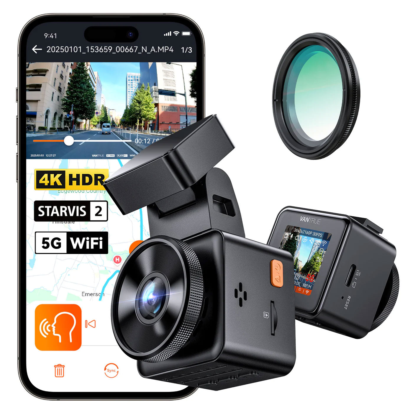 <tc>Vantrue E1 Pro Cloud 4K Wifi GPS dashcam</tc>