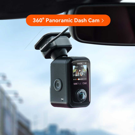 Vantrue E360 Cloud 5K 2CH Wifi GPS 360 graden dashcam