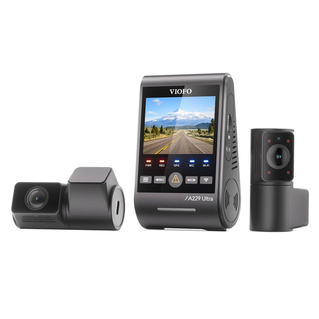 Viofo A229 Ultra 3CH 4K Wifi GPS dashcam