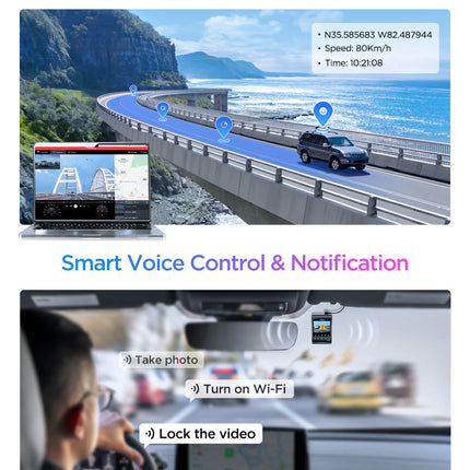 Viofo A329S 2CH 4K Wifi GPS dashcam