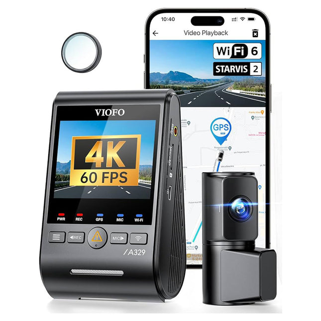 Viofo A329T 2CH 4K Wifi GPS dashcam