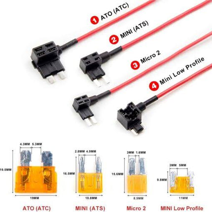 Viofo HK4 Continue voeding USB-C 3-draads