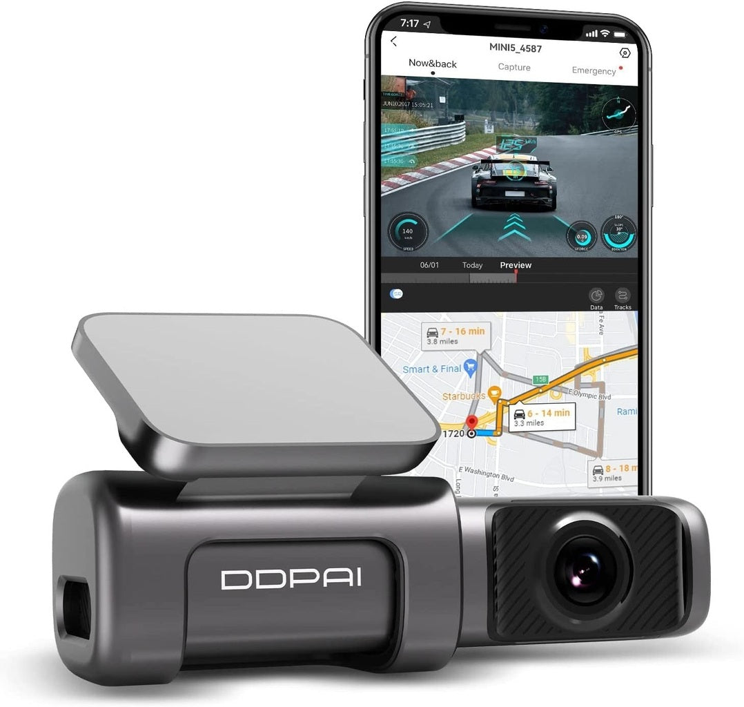 DDPai Mini 5 True 4K Wifi GPS 64 Go dashcam