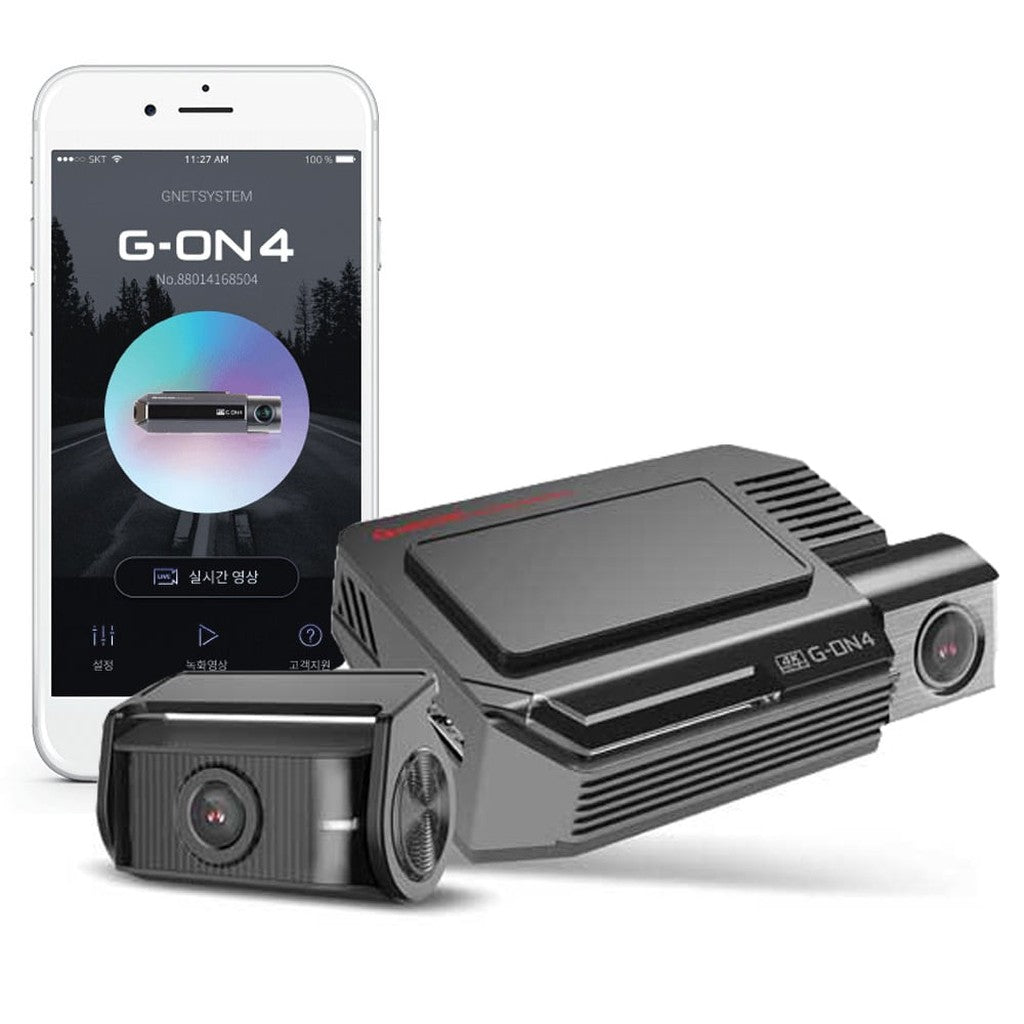 Gnet G-ON4 2CH 4K Cloud Wifi GPS 64 Go dashcam