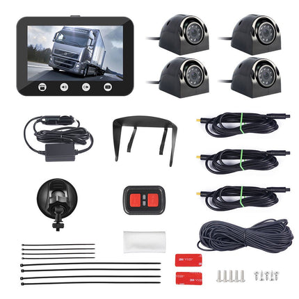 Motocam C4.3 4CH VGA dashcam pour camion