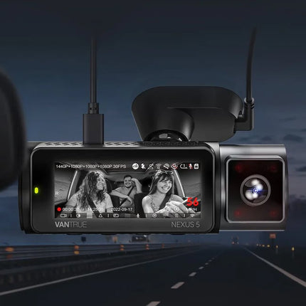 Vantrue N5 2K QuadHD 4CH Wifi GPS dashcam 360 degrés