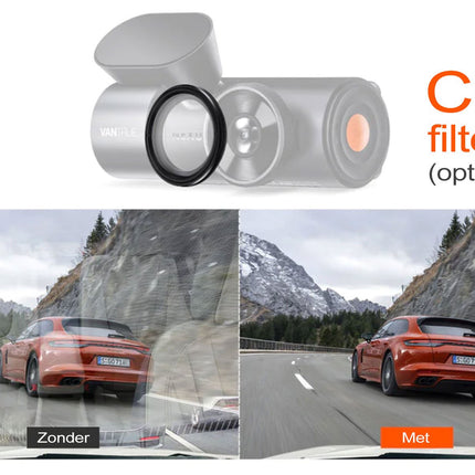 Vantrue N5 2K QuadHD 4CH Wifi GPS dashcam 360 degrés